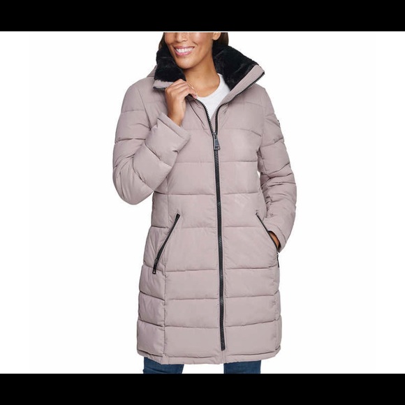 New Andrew Marc Long stretch parka - Picture 2 of 8